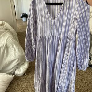 Target linen stripe dress